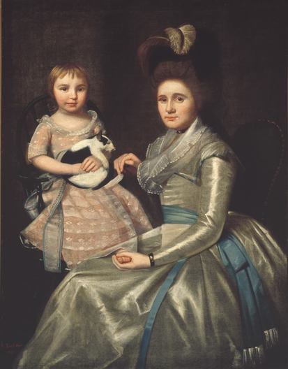 Mrs William Taylor 1790 by Ralph Earl  Albright-Knox Art Gallery